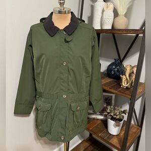 Vintage Patagonia Lined Street Olive Green Jacket Women’s Size SMALL Barn Coat